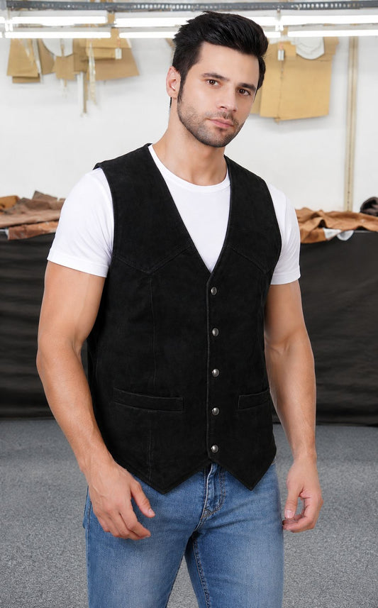 Men's Premium Suede Waistcoat