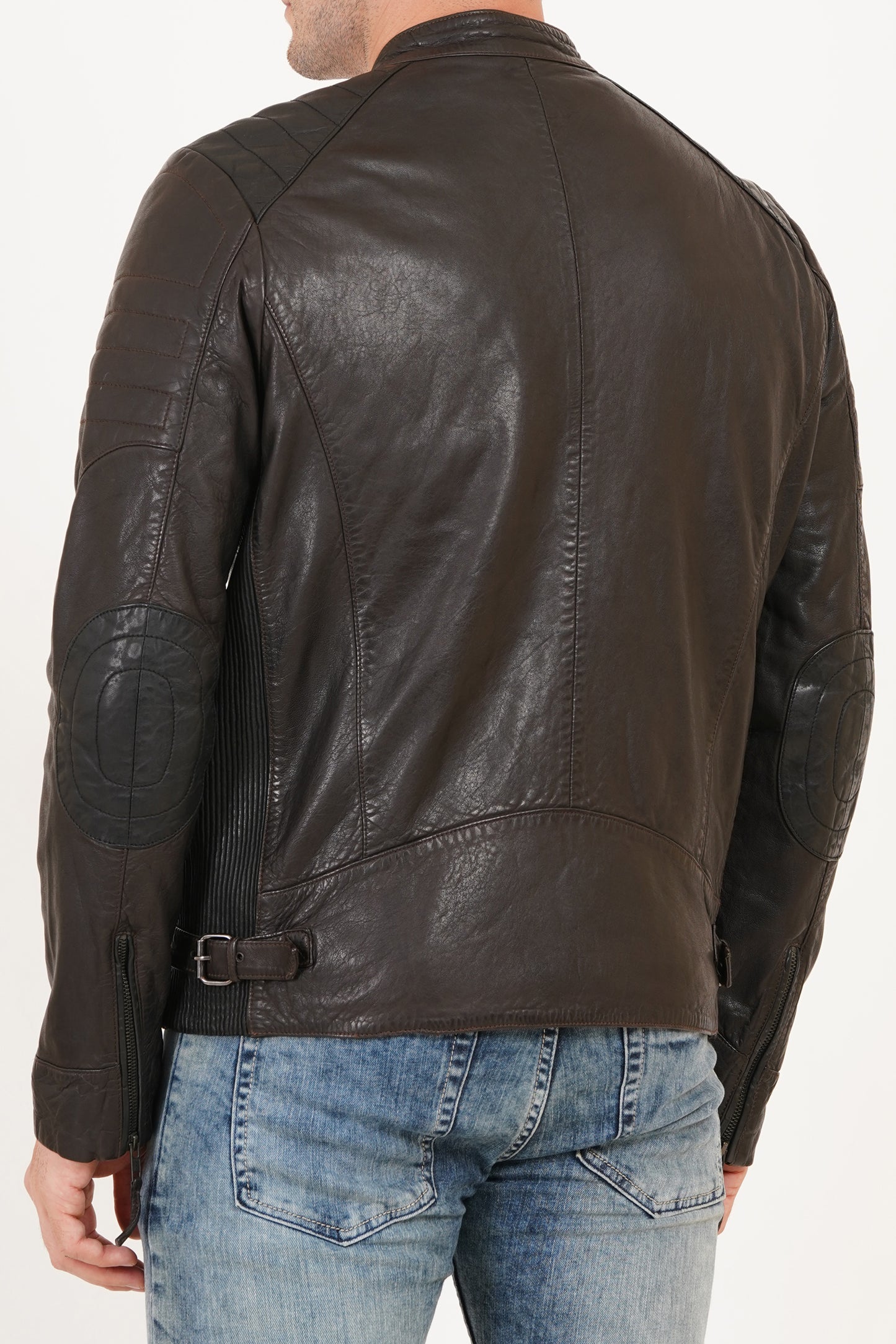 100% Heavy Washed Smith Jacket - Dark Brown | MX93