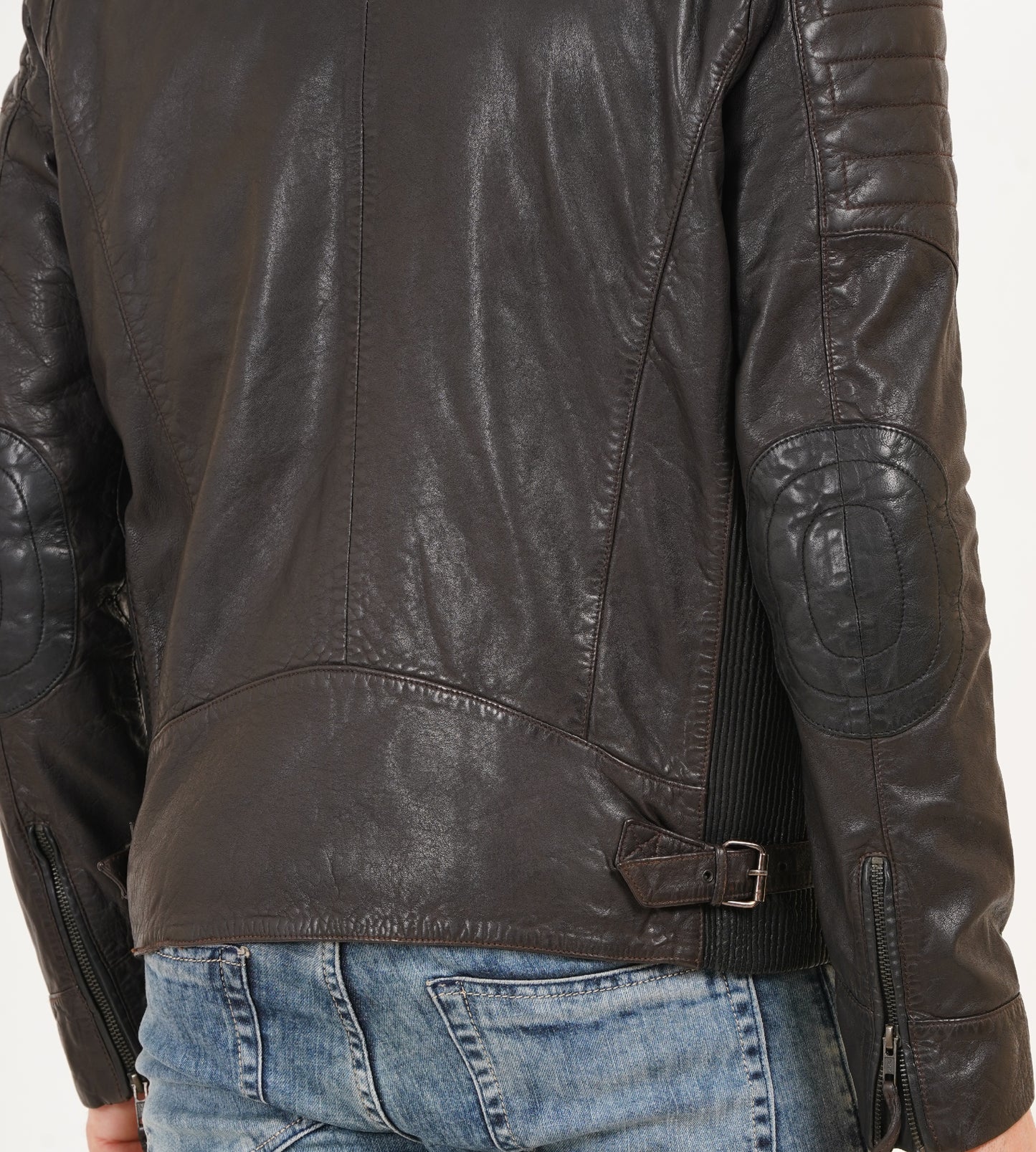 100% Heavy Washed Smith Jacket - Dark Brown | MX93