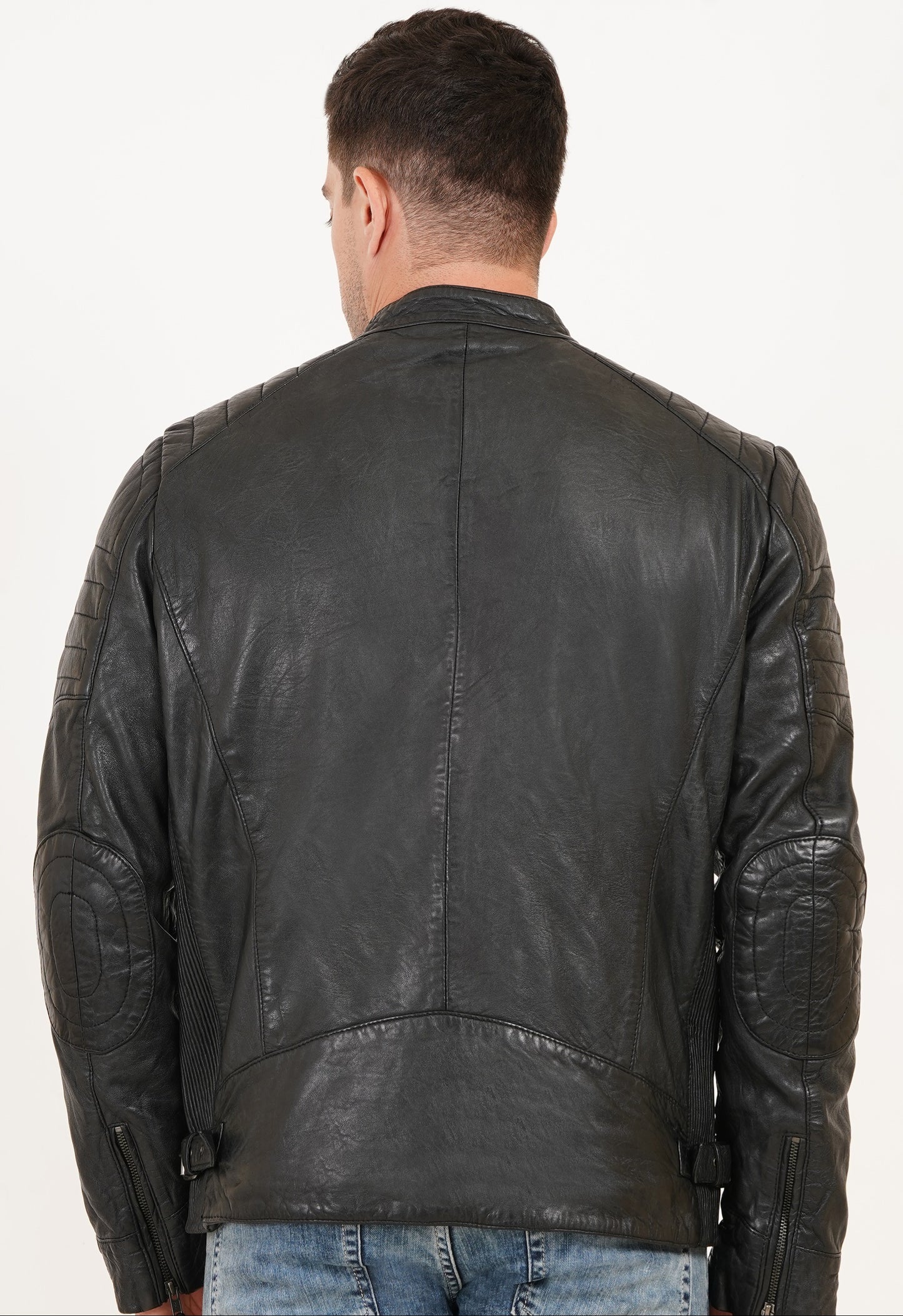 100% Heavy Washed Smith Jacket - Black | MX93