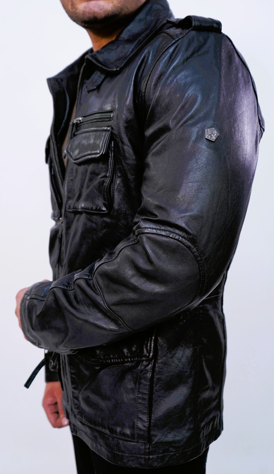 100% Hard Washed Falp Pocket Jacket | MX113