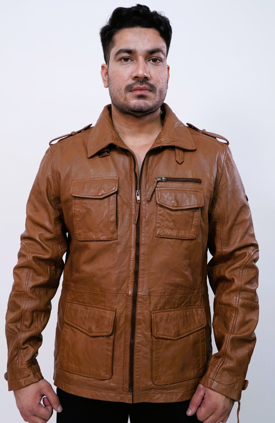 100% Hard Washed Falp Pocket Jacket | MX113