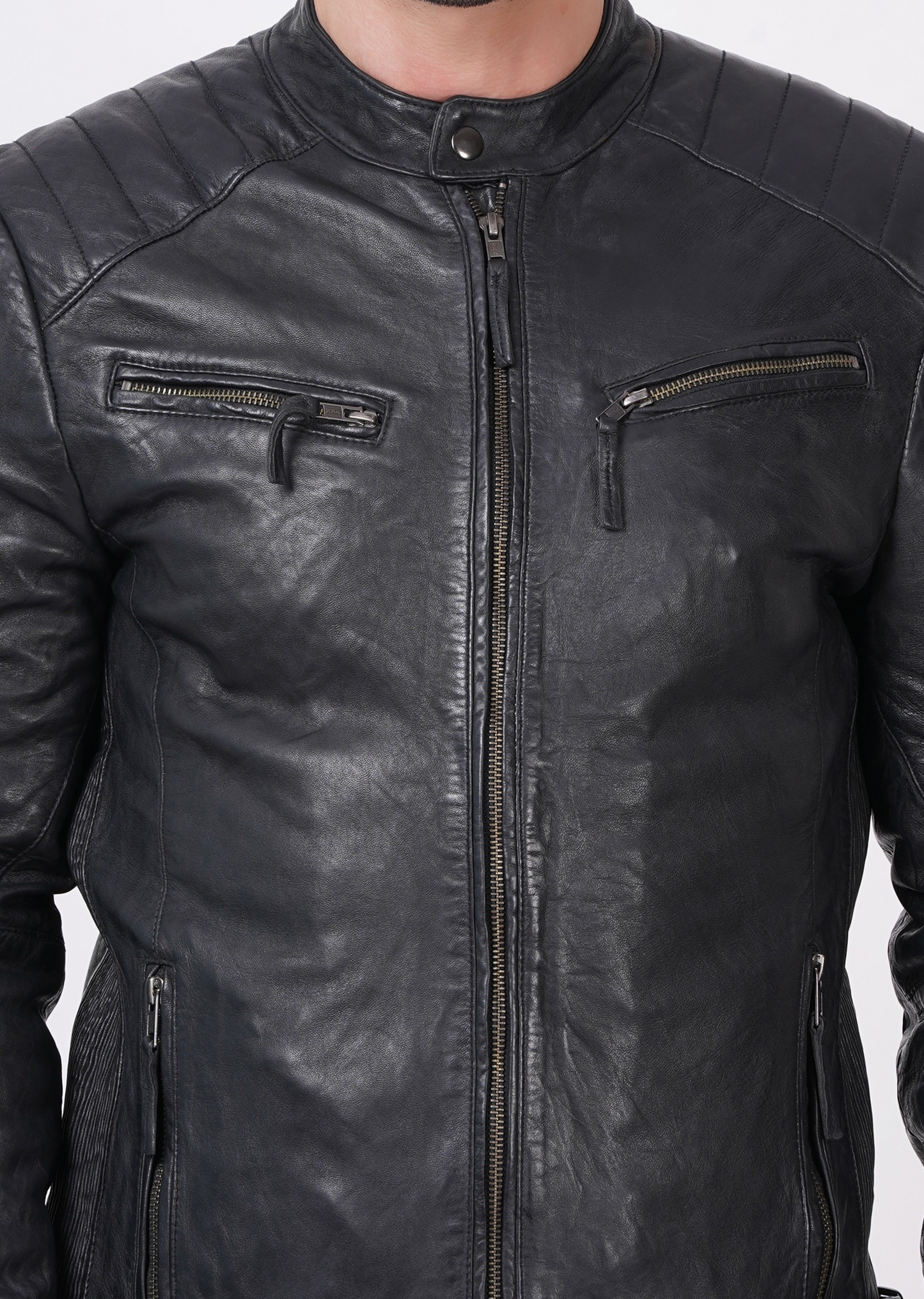100% Heavy Washed Smith Jacket - Black | MX93
