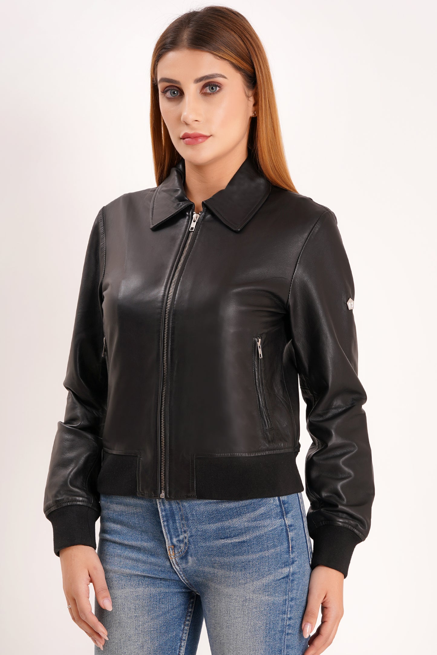 100% WASHED COLLAR BOMBOR JACKET WX 43