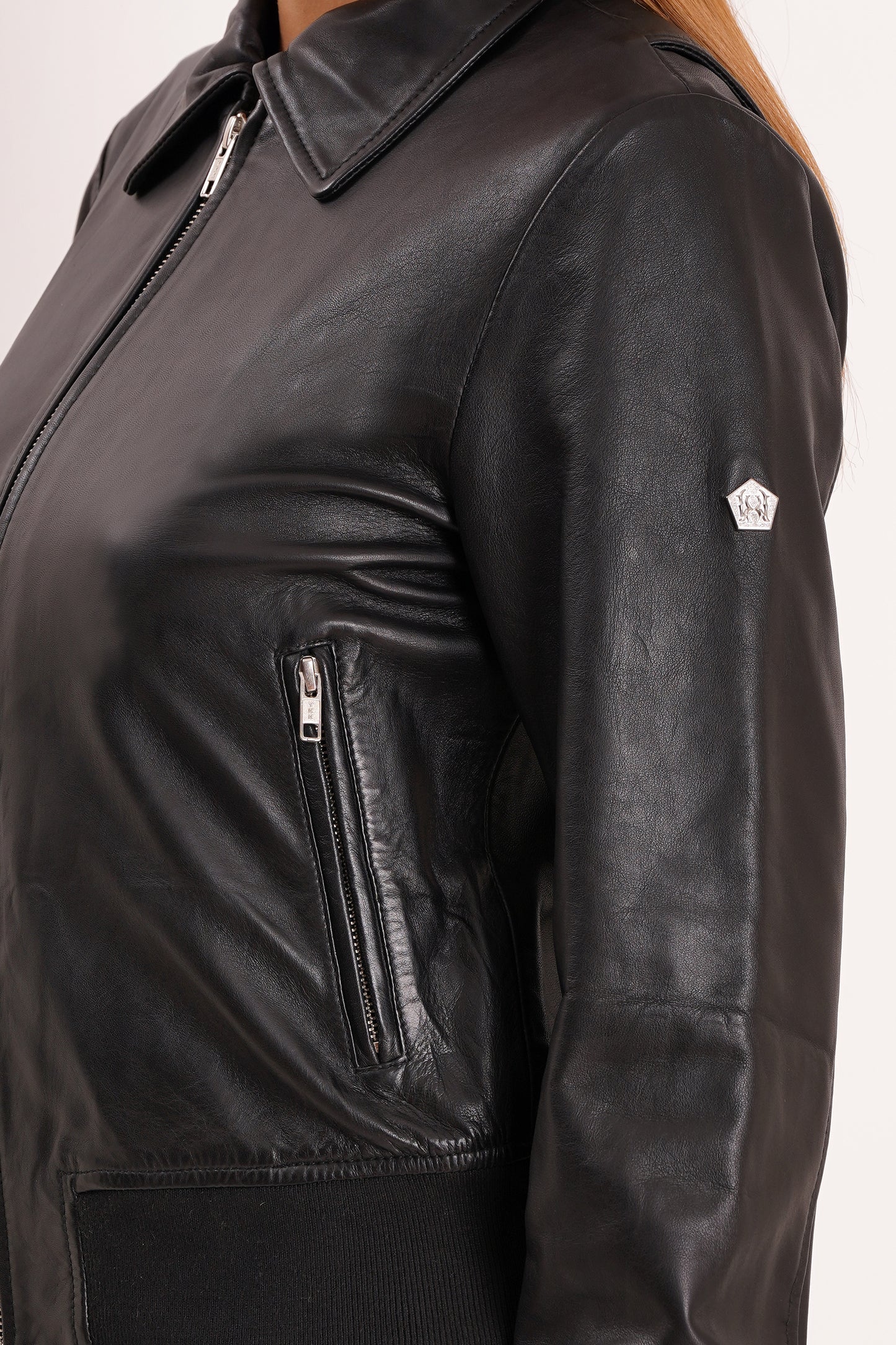 100% WASHED COLLAR BOMBOR JACKET WX 43