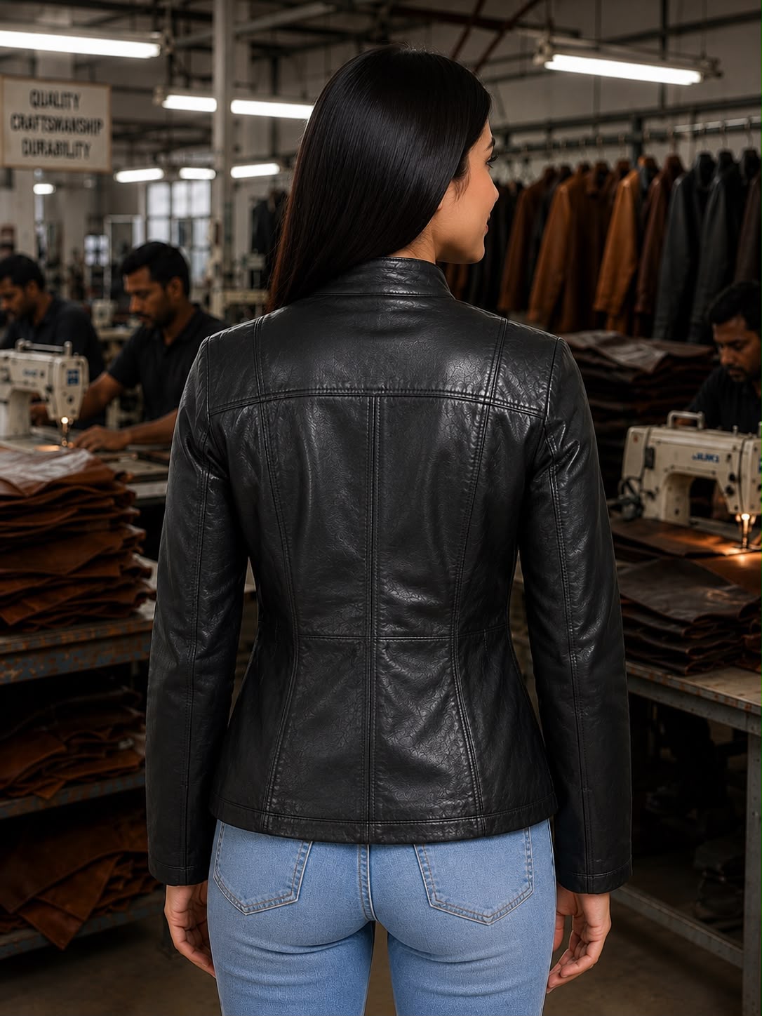 Women's 100% Sheep Leather WX 127