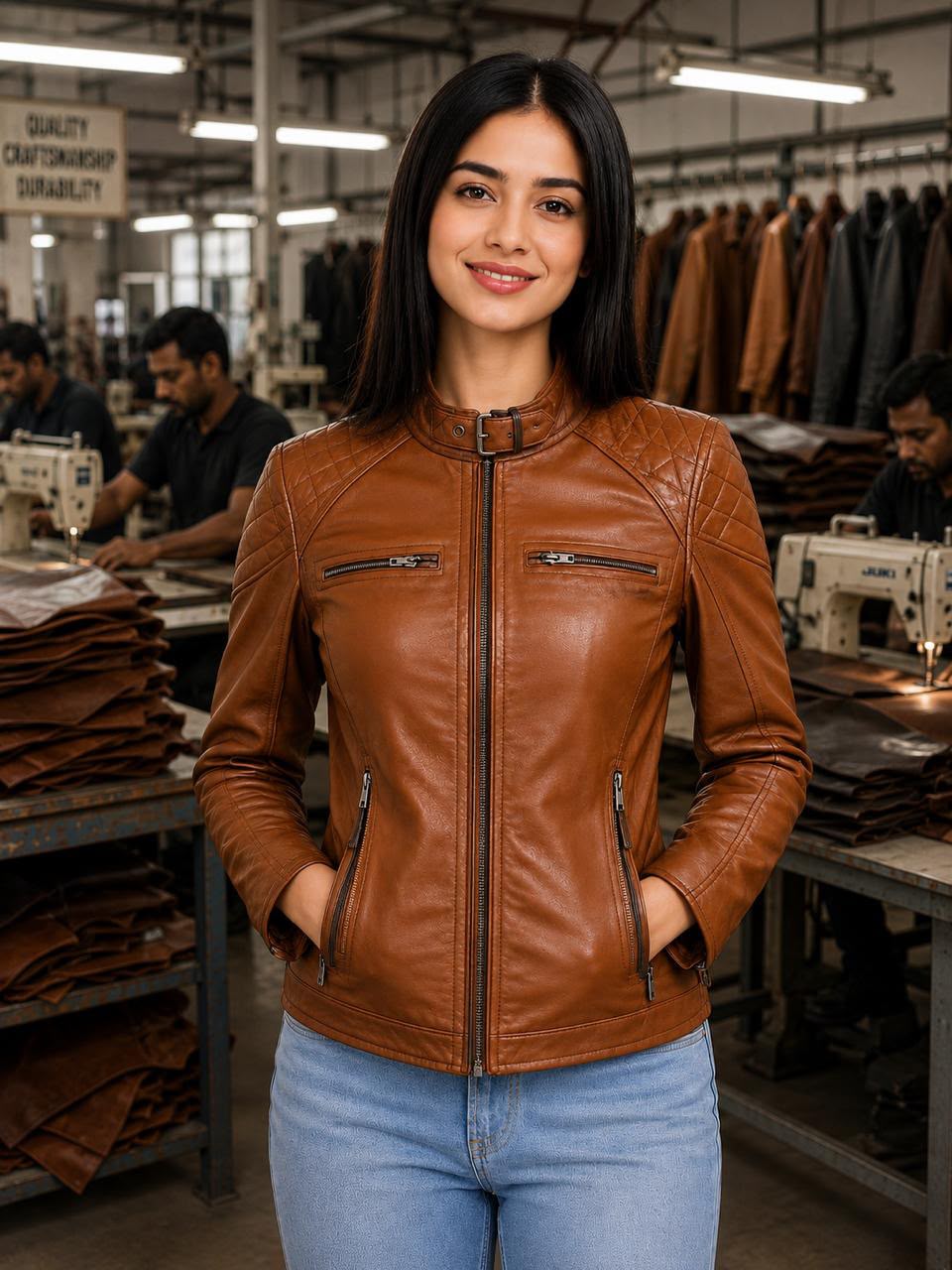 Women's 100% Sheep Leather WX 25