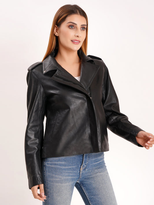 100% Leather Comfort Jacket | WX22