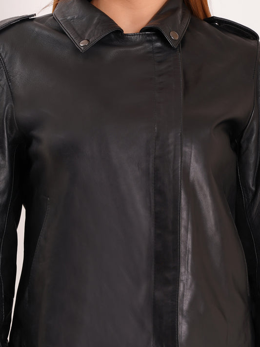 100% Leather Comfort Jacket | WX22