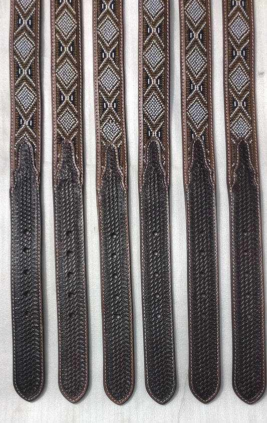 Premium Handcrafted Leather Belt – 6 Pcs Box Set | Standard Length 40”–50” | Made on Order