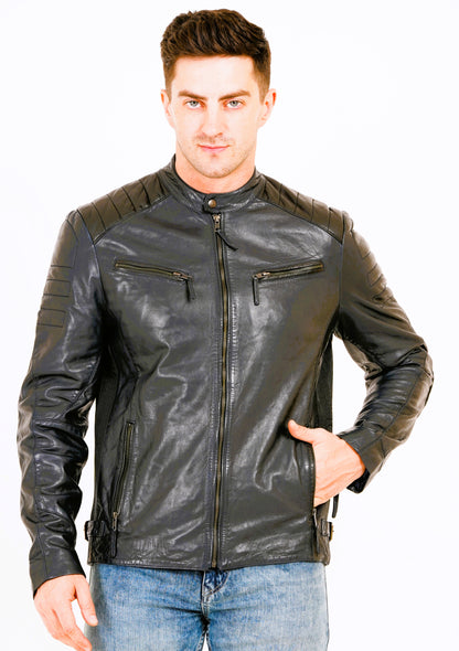 100% Heavy Washed Smith Jacket - Blue | MX93