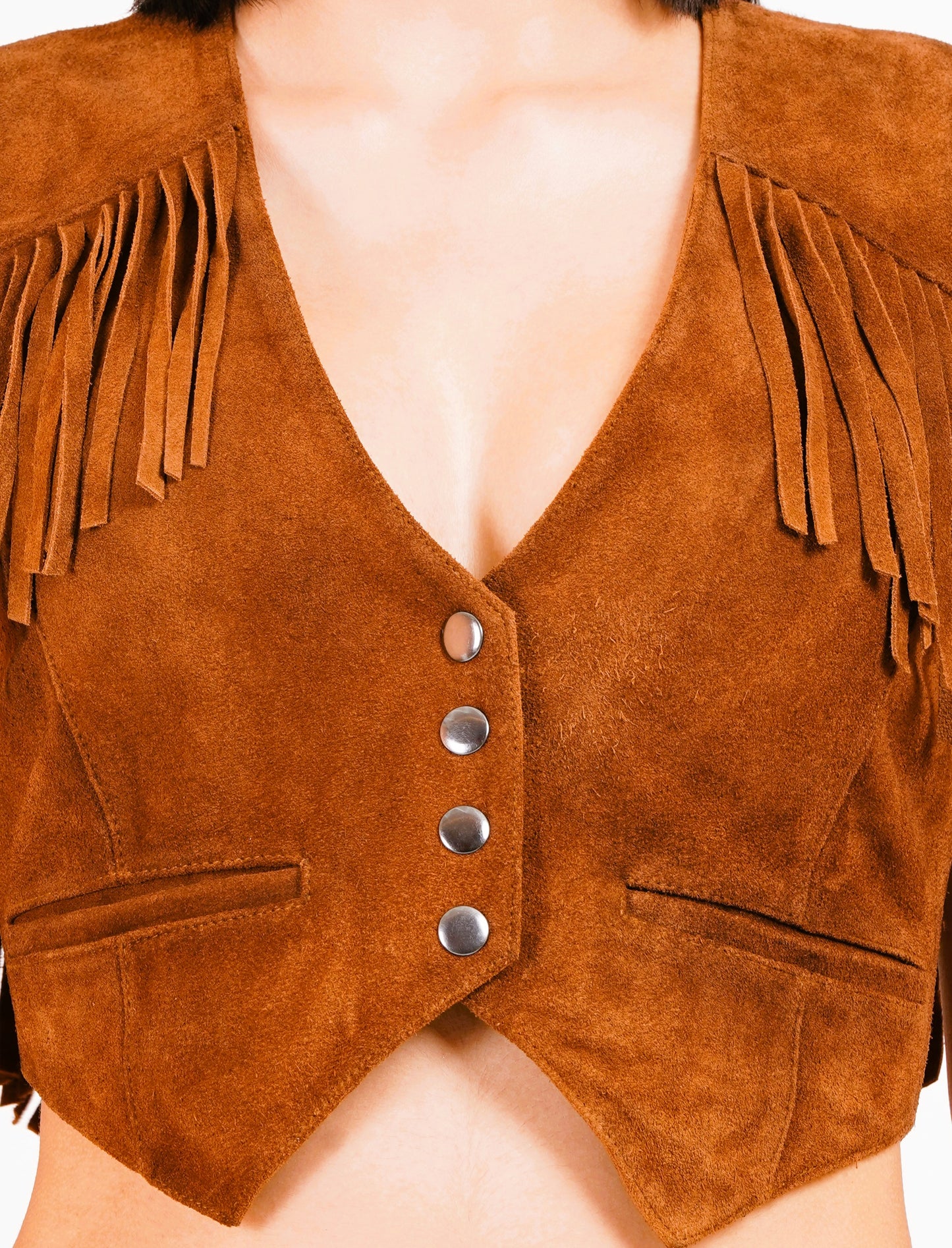 100% Suede Vest Coat | WX017