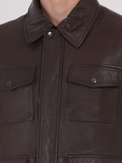 Mens Jacket Quality Lamb Washed Color Black Accessories Gun Metal | MX 111