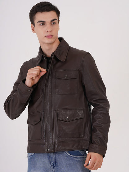 Mens Jacket Quality Lamb Washed Color Black Accessories Gun Metal | MX 111