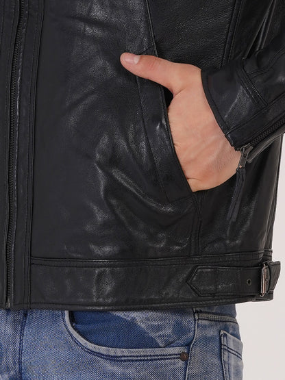 100% HEAVY WASHED SILVY COLLAR JACKET - | MX92