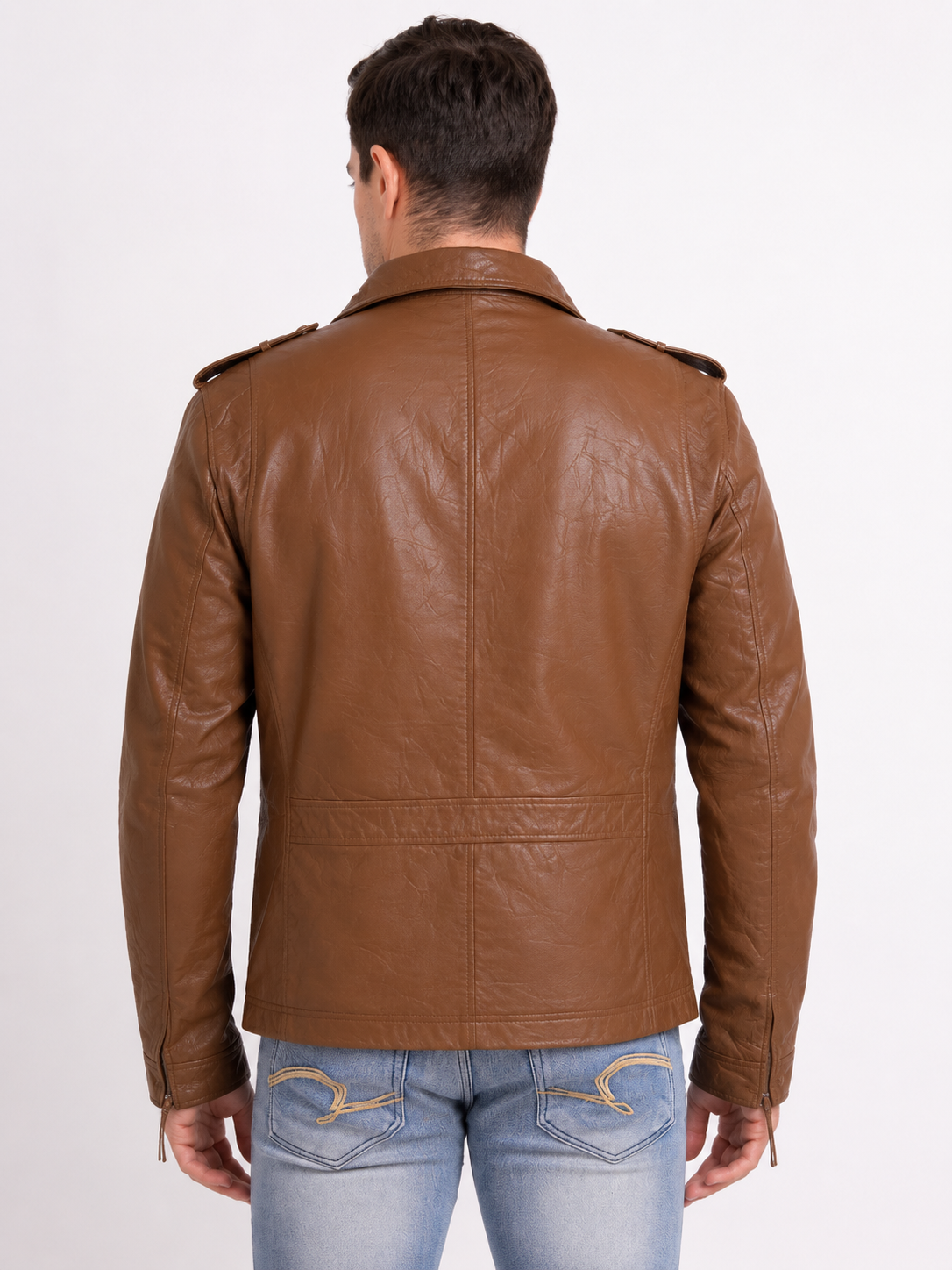 100% Hard Washed Falp Pocket Jacket | MX113
