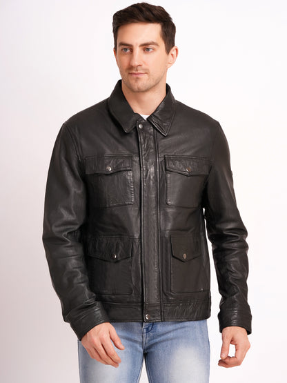 100% Hard Washed Falp Pocket Jacket | MX113