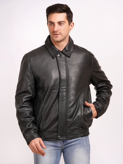 Men’s Black Sheep Aniline Leather Jacket | MX 9