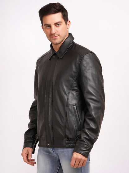 Men’s Black Sheep Aniline Leather Jacket | MX 9