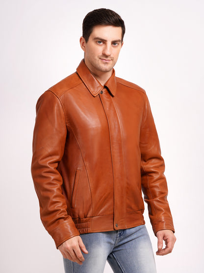 Men’s Black Sheep Aniline Leather Jacket | MX 9