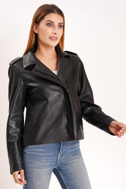 100% Leather Comfort Jacket | WX22