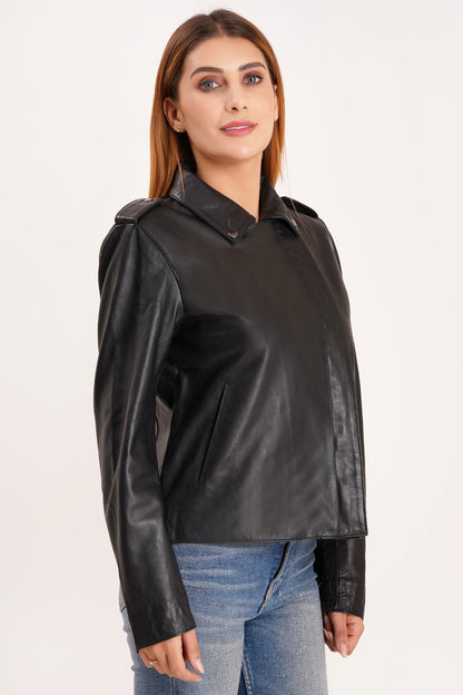100% Leather Comfort Jacket | WX22
