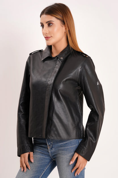 100% Leather Comfort Jacket | WX22