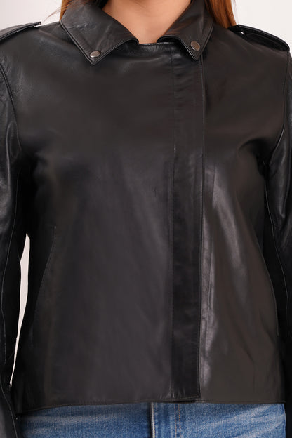 100% Leather Comfort Jacket | WX22
