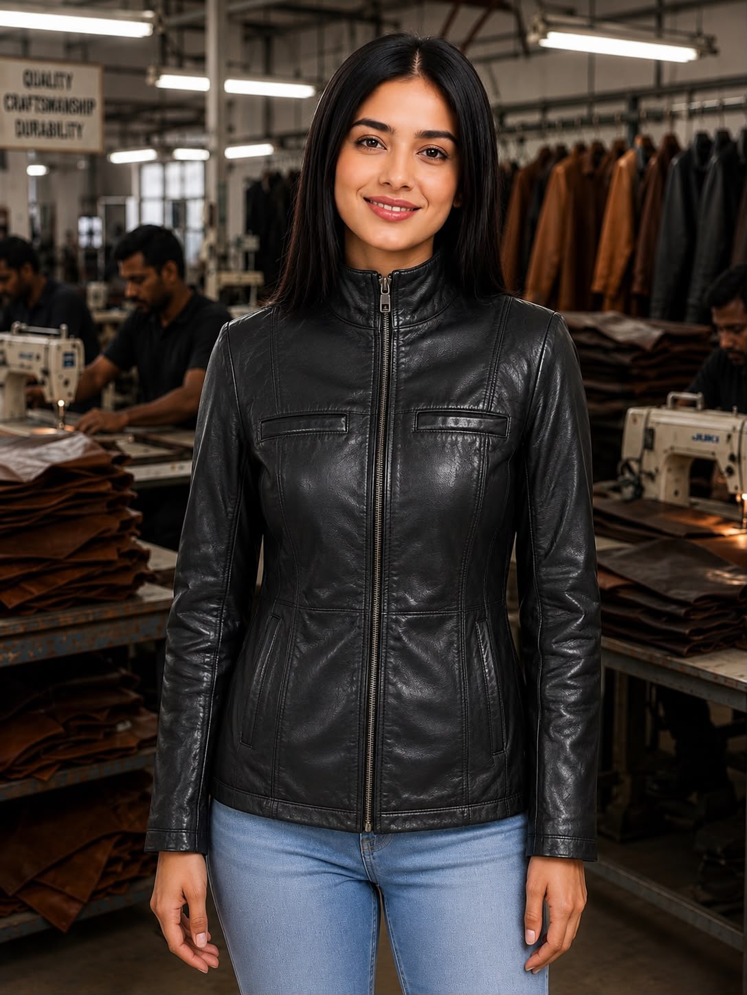 Women's 100% Sheep Leather WX 127