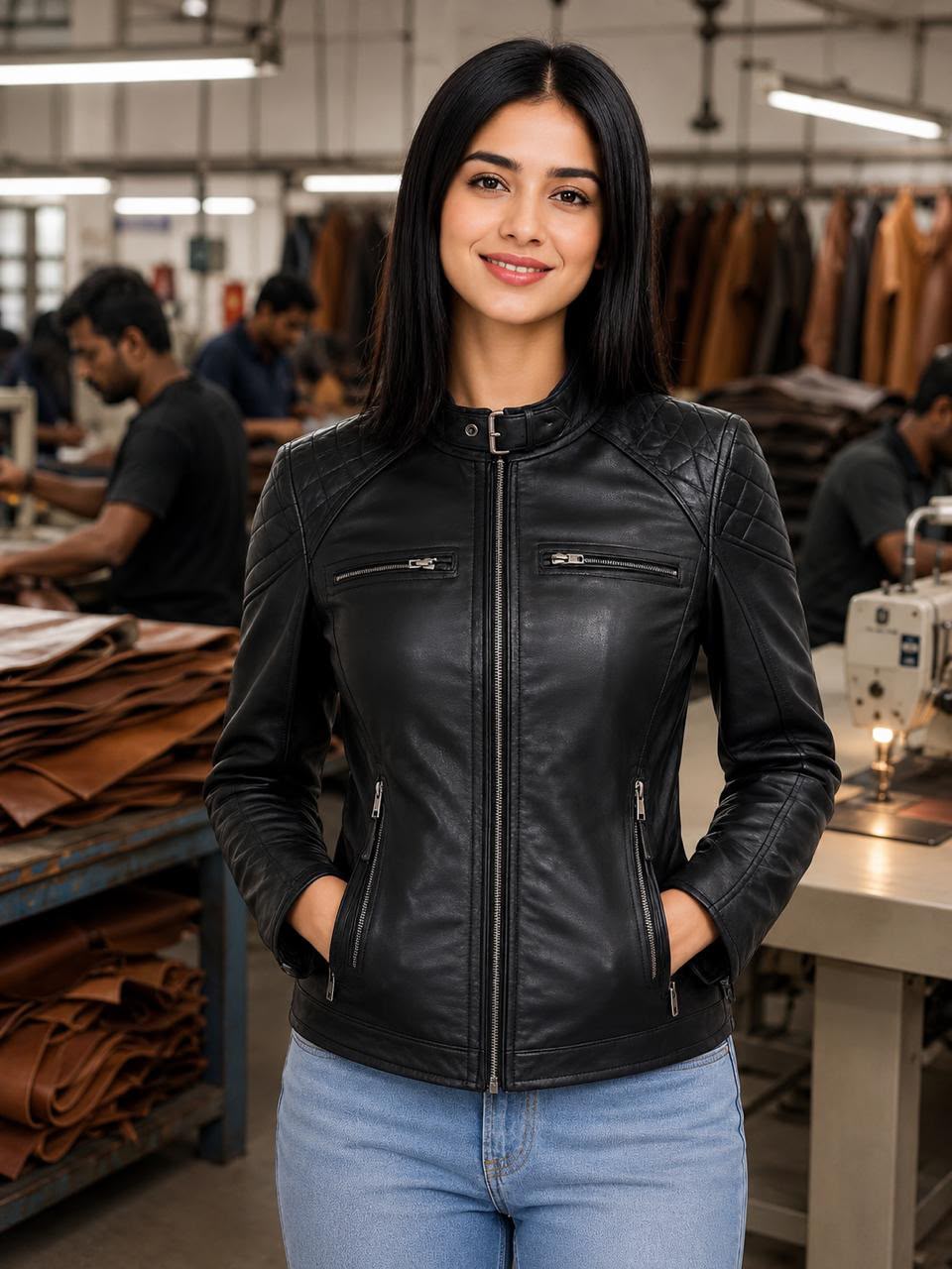Women's 100% Sheep Leather WX 25