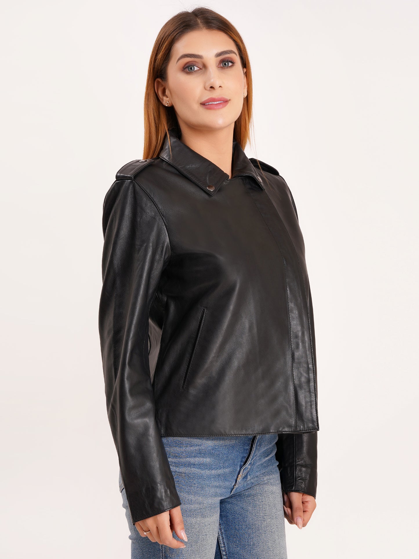 100% Leather Comfort Jacket | WX22