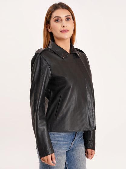 100% Leather Comfort Jacket | WX22