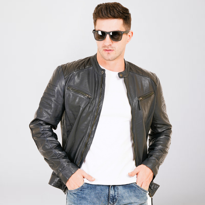100% Heavy Washed Smith Jacket - | MX93