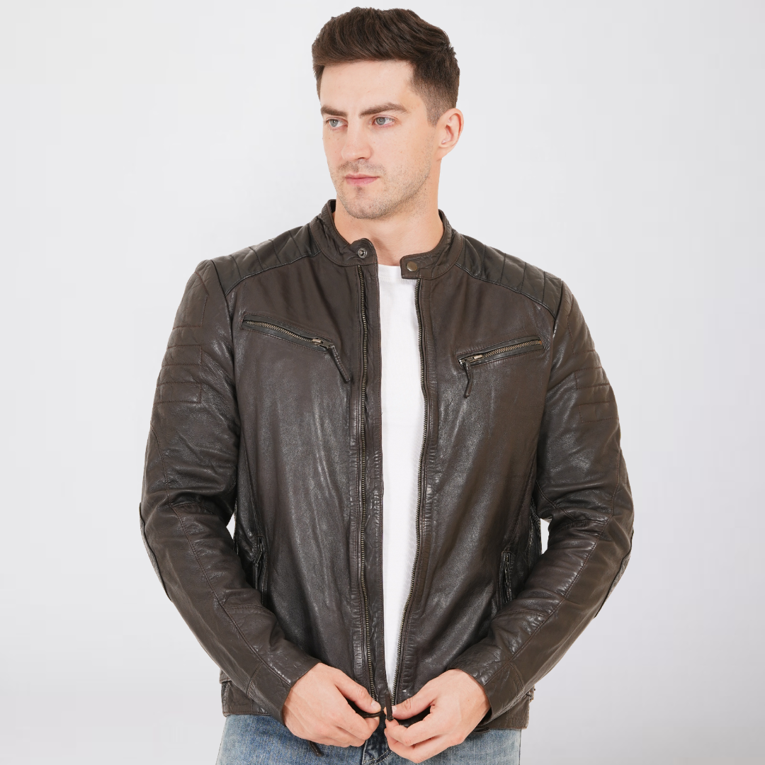 100% Heavy Washed Smith Jacket - | MX93
