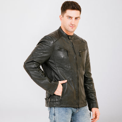 100% Heavy Washed Smith Jacket - | MX93
