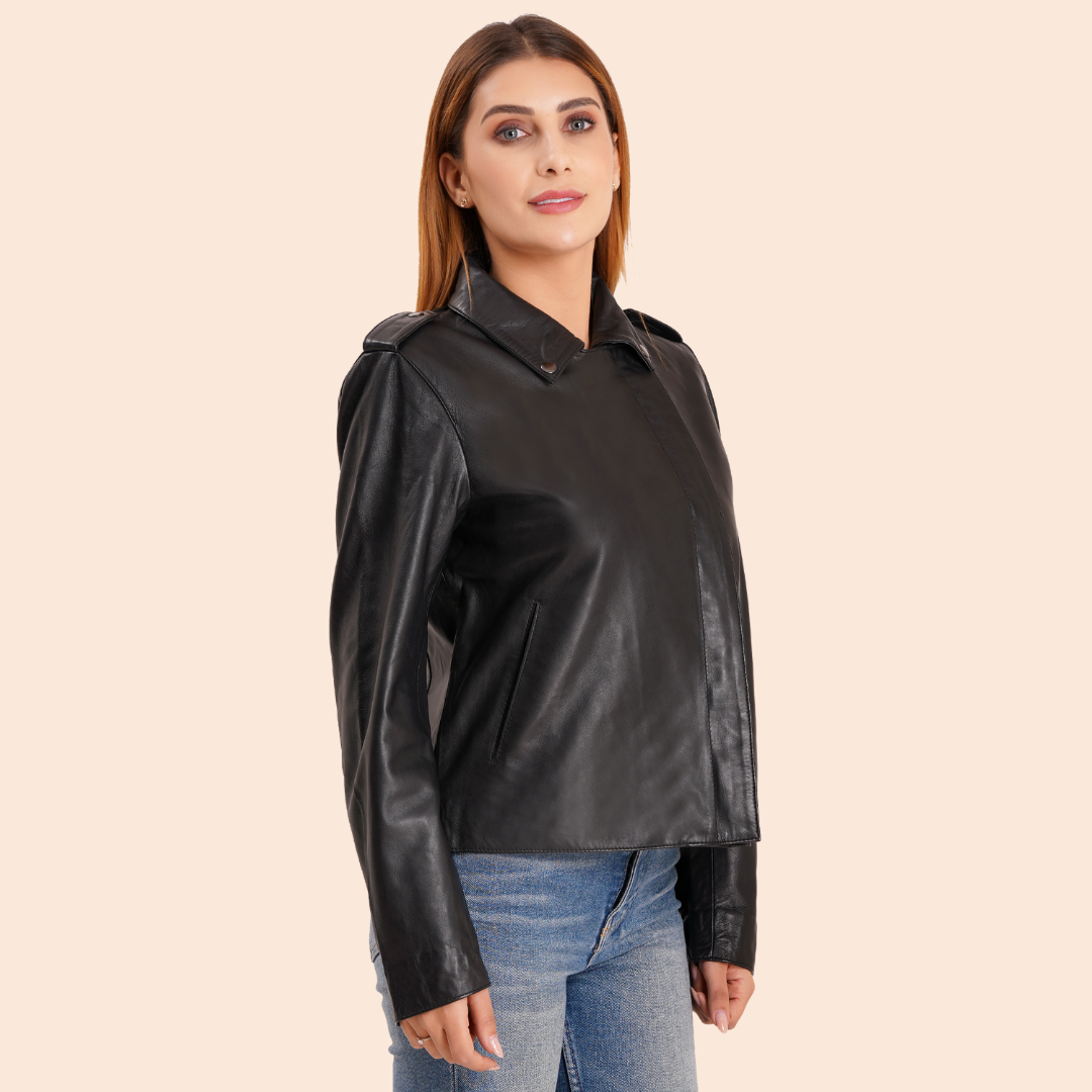 100% Leather Comfort Jacket | WX22