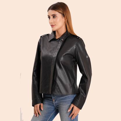 100% Leather Comfort Jacket | WX22