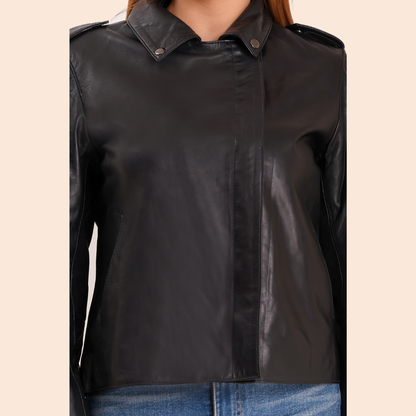 100% Leather Comfort Jacket | WX22