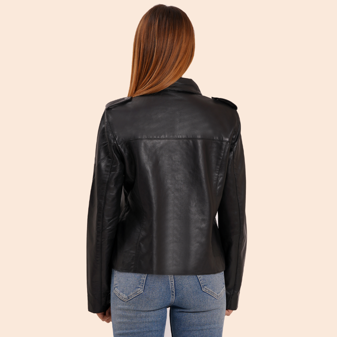 100% Leather Comfort Jacket | WX22